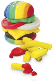 Hasbro PLAY-DOH Hamburger kreativní set modelína s nástroji