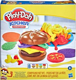 Hasbro PLAY-DOH Hamburger kreativní set modelína s nástroji
