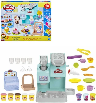 Hasbro PLAY-DOH Hravá kavárna herní set s modelínou a nástroji Hasbro PLAY-DOH Hravá kavárna herní set s modelínou a nástroji