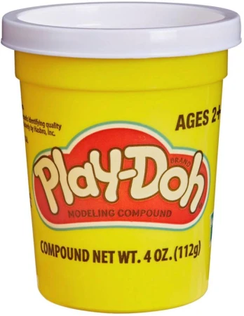 Hasbro PLAY-DOH Kelímek bílá barva modelína 112g v kelímku Hasbro PLAY-DOH Kelímek bílá barva modelína 112g v kelímku