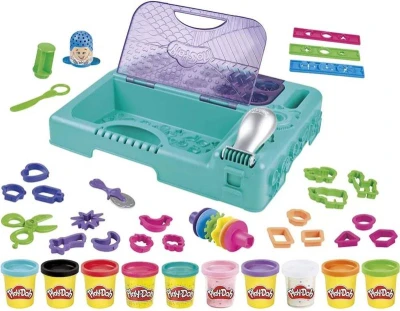 Hasbro PLAY-DOH Kreativní sada na cesty modelína 10 kelímků s doplňky