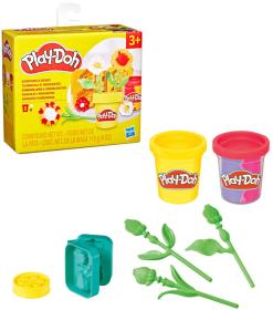 Hasbro PLAY-DOH Malé květinky kreativní set modelína s nástroji 2 druhy