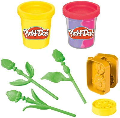 Hasbro PLAY-DOH Malé květinky kreativní set modelína s nástroji 2 druhy