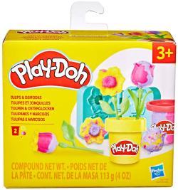 Hasbro PLAY-DOH Malé květinky kreativní set modelína s nástroji 2 druhy