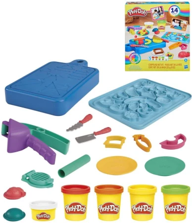 Hasbro PLAY-DOH Malý kuchař kreativní set modelína s nástroji Hasbro PLAY-DOH Malý kuchař kreativní set modelína s nástroji
