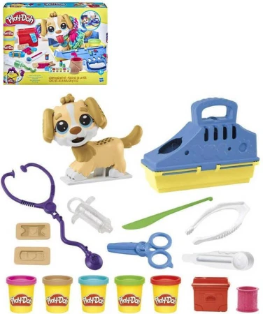Hasbro PLAY-DOH Malý veterinář kreativní set pejsek s modelínou 284g Hasbro PLAY-DOH Malý veterinář kreativní set pejsek s modelínou 284g