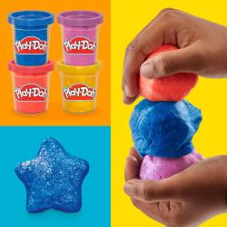 Hasbro PLAY-DOH Modelína kreativní sada 4 kelímky metalické barvy 340g