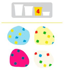 Hasbro PLAY-DOH Modelína kreativní sada 4 kelímky s konfetami 340g