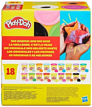 Hasbro PLAY-DOH Modelína kreativní set 18 kelímků 1530g
