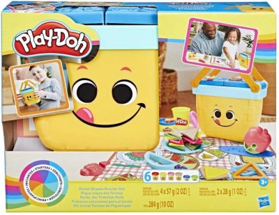 Hasbro PLAY-DOH Modelína kreativní set s nástroji v piknikovém koši