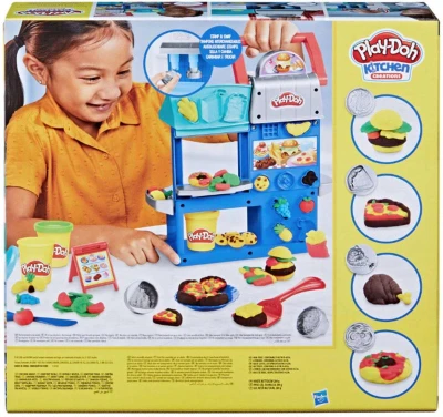 Hasbro PLAY-DOH Rušná restaurace kreativní set modelína 284g s nástroji