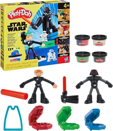 Hasbro PLAY-DOH Star Wars světelné meče kreativní set modelína s nástroji Hasbro PLAY-DOH Star Wars světelné meče kreativní set modelína s nástroji
