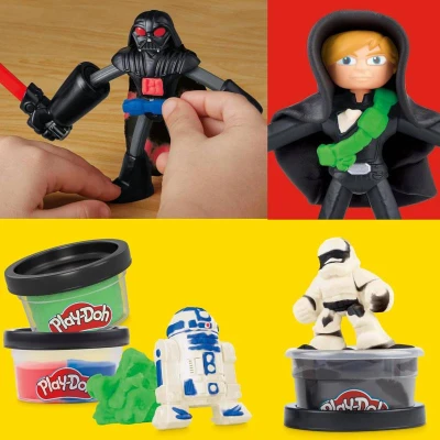Hasbro PLAY-DOH Star Wars svetelné meče kreatívna sada modelína s nástrojmi