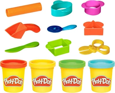 Hasbro PLAY-DOH Startovací sada kreativní set modelína s nástroji modrá