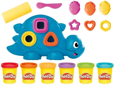 Hasbro PLAY-DOH Tvary a barvy Dino kreativní set modelína s nástroji