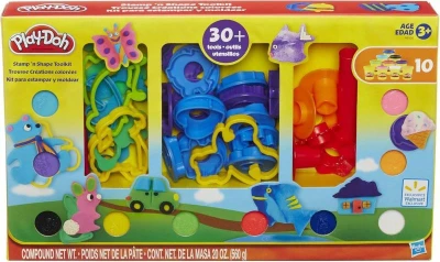 Hasbro PLAY-DOH Vykrajuj a tvaruj velký kreativní set modelína s nástroji