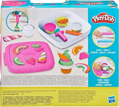 Hasbro PLAY-DOH Výroba cupcake kreativní set modelína s nástroji růžová