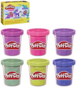 Hasbro PLAY-DOH Zářivá kolekce kreativní set 6 kelímků s modelínou