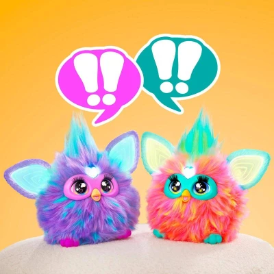 Hasbro PLYŠ Furby interaktivní fialový zvířátko na baterie Světlo Zvuk