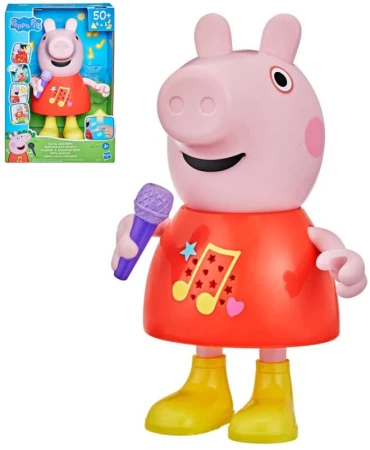 Hasbro Prasiatko Peppa Pig hovorí spieva hrá na batérie Zvuk AJ Hasbro Prasiatko Peppa Pig hovorí spieva hrá na batérie Zvuk AJ