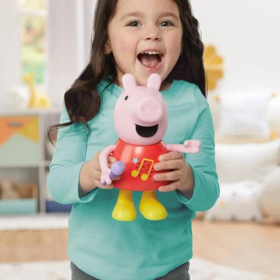 Hasbro Prasátko Peppa Pig mluví zpívá hraje na baterie Zvuk AJ