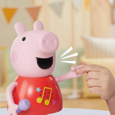 Hasbro Prasátko Peppa Pig mluví zpívá hraje na baterie Zvuk AJ