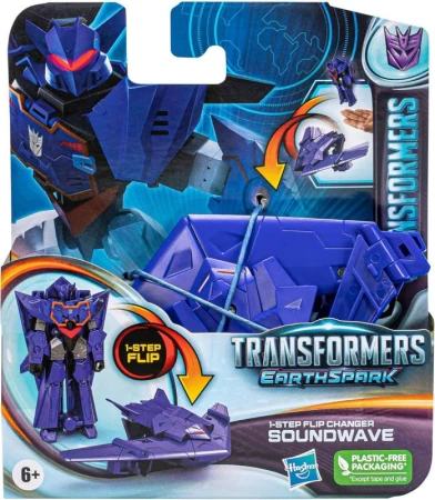 Hasbro Transformers Earthspark Terran 1 Step Flip auto/robot 2v1