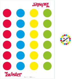Hasbro TWISTER hra CZ, SK (společenská hra)