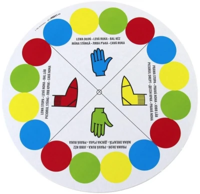 Hasbro TWISTER hra CZ, SK (společenská hra)