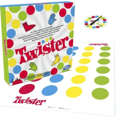 Hasbro TWISTER hra CZ, SK (společenská hra)