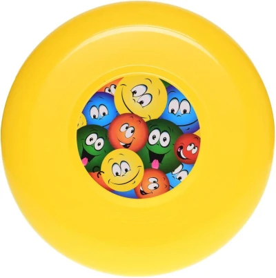 Házecí disk smajlík frisbee plastový talíř s obrázkem 4 barvy