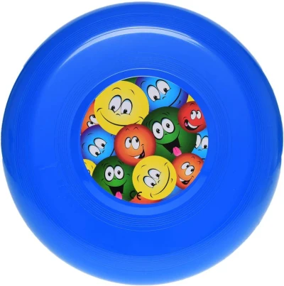 Házecí disk smajlík frisbee plastový talíř s obrázkem 4 barvy