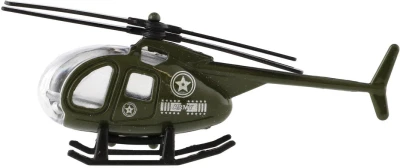 Helikoptéra kovový vrtulník v krabičce 4 druhy 4 barvy