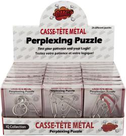 Hlavolam kovový 5-7cm různé druhy v krabičce