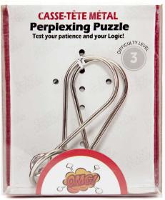 Hlavolam kovový 5-7cm různé druhy v krabičce