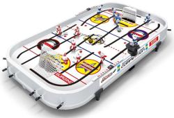 Hokej lední stolní velký hra se zajížděním za brankáře. Hokej lední stolní velký hra se zajížděním za brankáře.