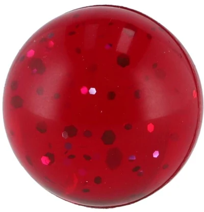 Hopík 32mm skákací míček skákačák jednobarevný se třpytkami 6 barev
