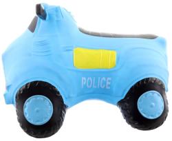 Hopsadlo gumové Auto policejní modré set baby skákadlo s pumpičkou