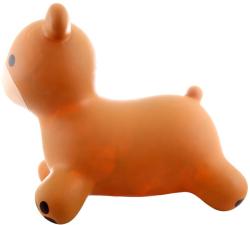 Hopsadlo gumové Medvěd set baby skákadlo zvířátko s pumpičkou