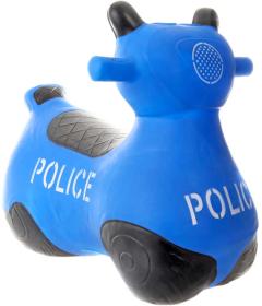 Hopsadlo gumové Motorka policejní modré set baby skákadlo s pumpičkou Hopsadlo gumové Motorka policejní modré set baby skákadlo s pumpičkou
