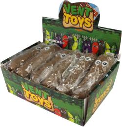 Hovínko natahovací lejno s očima mačkací dětská žertovinka