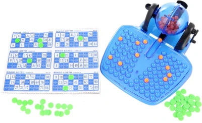 Hra Bingo! 90 míčků s losovací koulí (společenská hra)