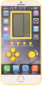 Hra digitální tetris Brick Game elektronická smartphone na baterie 4 barvy Zvuk
