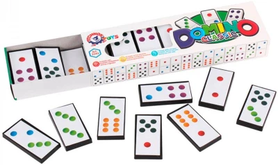 Hra Domino klasické barevné hodnoty (společenská hra) Hra Domino klasické barevné hodnoty (společenská hra)