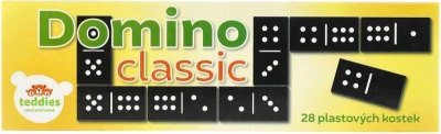 Hra Domino klasik 28 kamenů plast (společenská hra)