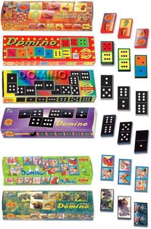 Hra Domino velké 6 druhů (společenská hra) Hra Domino velké 6 druhů (společenská hra)