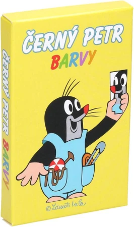 Hra karetní Černý Petr KRTEK (Krteček) barvy (společenská hra)