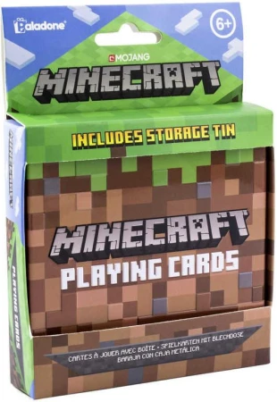 Hra Karty hrací Minecraft v plechové krabičce (společenská hra) Hra Karty hrací Minecraft v plechové krabičce (společenská hra)
