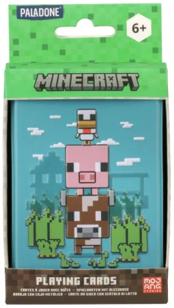 HRA Karty hrací Minecraft zvířata v plechové krabičce (společenská hra)