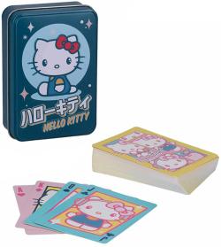 HRA Karty hrací žolíkové Hello Kitty v plechovce (společenská hra)